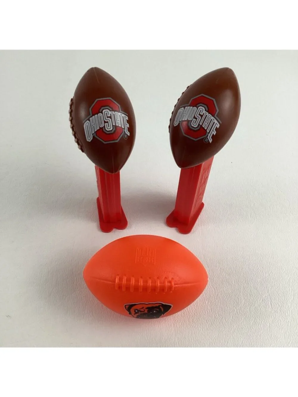 Ohio Football NFL Cleveland Browns Dawg Pound Ball Ohio State Pez Dispensers Lot